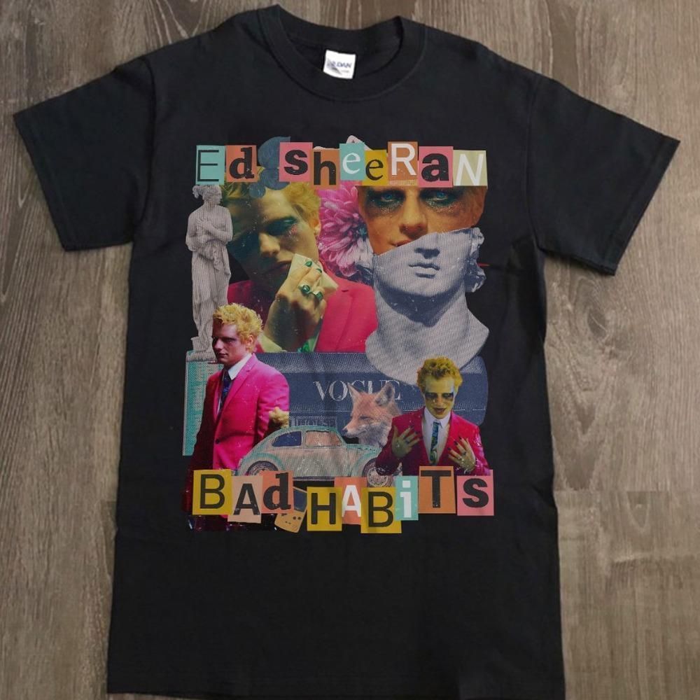 Ed Sheeran Black T-Shirt - Hip Hop 90's Graphics Tee